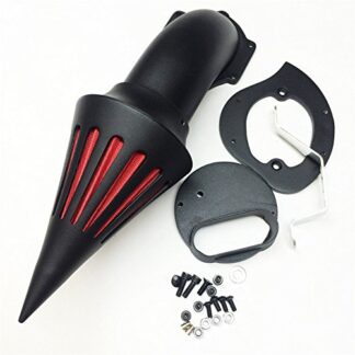 HONGK- Spike Air Cleaner Kits Compatible with Yamaha V-Star 1100 Dragstar Xvs1100 1999-2012 Black [B01BW4Q4SY]