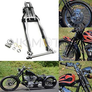 HONGK- Springer Front End -4" Under Black Compatible with Harley Davidson sportster bobber chopper [B07M8DS4XT]
