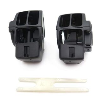 HONGK- Switch Housing Cover Compatible with Harley Road Electra Glide Flhtc Flht Flhx Custom Fltrx Black [B01C0SXFZQ]