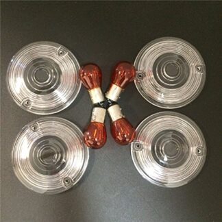 HONGK- Turn Signal Lens Compatible with 1986-2012 Harley Davidson Electra Glides Road King [B01C0ST028]