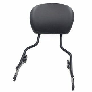 HONGK- adjustable Black Backrest Sissy Bar with pad Compatible with ALL YEAR Harley Davidson Touring FLHR- Road King FLHX- Street Glide [B01LP9KGKI]