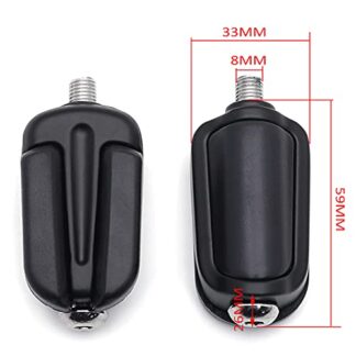 HTT- 2 PCs Black Slipstream Shifter Peg For Harley Davidson all models (Softail Deluxe FLSTN/Deluxe EFI FLSTNI/Springer Classic FLSTSC/Springer Classic EFI FLSTSCI/Standard FXST)