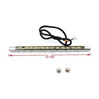 HTT 6-1/8" LED Light For Fender Eliminator Tidy Tail For Universal Motorcycle Yamaha Suzuki Kawasaki