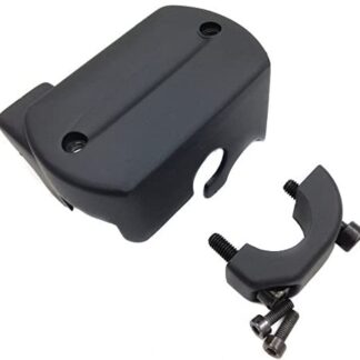 HTT Black Front Brake Fluid Master Cylinder Cover for Yamaha V-Star 650/1100/950/1300 (1998-2013)