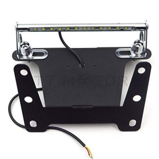 HTT Black LED light Fender Eliminator Tidy Tail No Logo For 2004-2006 Kawasaki Ninja Zx10R Zx-10R