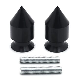 HTT Black Spike Swingarm Spools No logo 10mm Thread For Kawasaki ER-6N 2009-2010/Ninja 250R 2008-2011/ ZX-10R ZX1000 2004-2010/ ZX-12R ZX1200 2000-2005