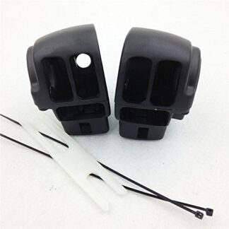 HTT Black Switch Housing Cover For 1996-2013 Harley Davidson Electra Glide Classic FLHTC/ 1996-2009 Harley Davidson Electra Glide FLHT