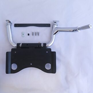 HTT Chrome Adjustable Center Stand For Harley Electra Glide Road King Street Glide FLT FLH Touring Models 2009-up