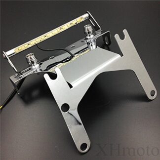 HTT Chrome LED light Fender Eliminator Tidy Tail No Logo For 2006-2007 Suzuki GSXR 600 / GSX-R750