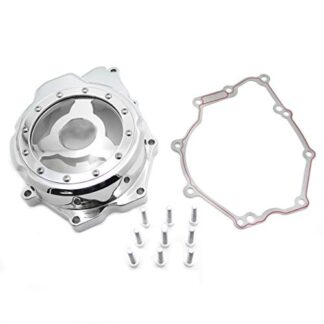 HTT- Chrome Left Engine Stator Cover See Through For Yamaha 2006-2014 YZF-R6 w/ gasket