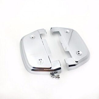 HTT- Chrome Passenger Footboard Covers For Harley Street Bob FXDB/Road Glide FLTRX/Tour Glide Classic FLTC/Street Glide FLHX
