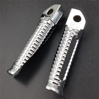 HTT Chromed OEM Style footpegs for 1999-2013 Yamaha YZF-R6 R6S YZF-R1 YZFR1 R1 R6