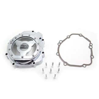HTT- Engine Stator Cover See Through For Suzuki 2005-2008 Gsxr 1000 Chrome w/ gasket