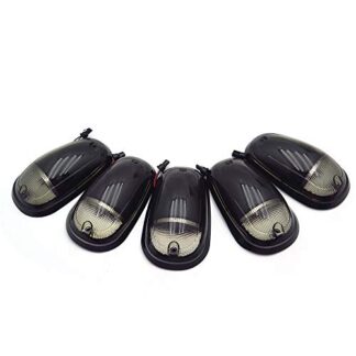HTT GROUP 5 PCs Smoke Led Turn Signals Light For 2003-2010 Dodge RAM 2500/3500 Cab Roff Lights