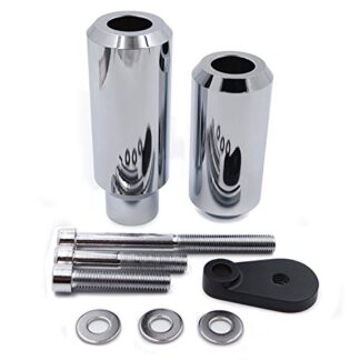 HTT GROUP Motorbike No Cut Frame Slider Crash Protector For 2005 2006 Kawasaki Zx-6R Zx-6Rr 636 Chromed