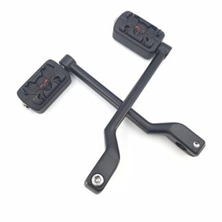 HTT GROUP Motorcycle Matte Black 2 PCs Billet Style Heel/Toe Shift Lever Gear Shift Foot Lever with Zombie Foot Peg Footresr For Harley Davidson FL Softail Touring Trike FLST FLT FLHT Road King