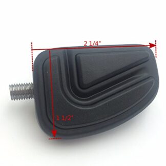 HTT Group Motorcycle 1 PC Black AirFlow Groove Shifter Peg Foot Peg For Harley Davidson Tri Glide Ultra VRSCA V Rod VRSCA FXWG Dyna V-Rod Super Glide FXD Sportster 1200 Heritage Softail FLST