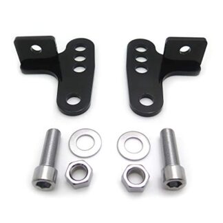 HTT Group Motorcycle Black 2005-2014 Harley Davidson SPORTSTER Sporty Rear Adjustable Slam LOWERING KIT Blocks 1-3 inches 1" 2" 3" For XL1200CP Nightster XL1200N Low XL1200L Roadster XL1200R