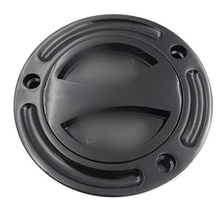 HTT Group Motorcycle Black Keyless Gas Cap Twist Off Fuel Tank Cap For Yamaha YZF R6 (All Years)