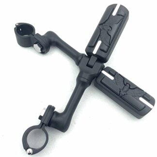 HTT Group Motorcycle Black Peg Mounting Kit Eagle Hawk Foot Peg For Bike 1-1/2 inch (1.5") Front Engine Guard Frame Tube Iron 883 XL883N Electra Glide Ultra Road King FLHR