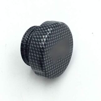 HTT Group Motorcycle Carbon Brake Fluid Reservoir Cap Cover "R1" Engraved For 1998-2012 Yamaha YZF R1