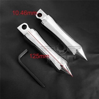 HTT Group Motorcycle Chrome Custom FootPeg Footrest For 1984-2016 Harley Davidson V-Rod Muscle/ Night Rod Special/ Lower Rider S