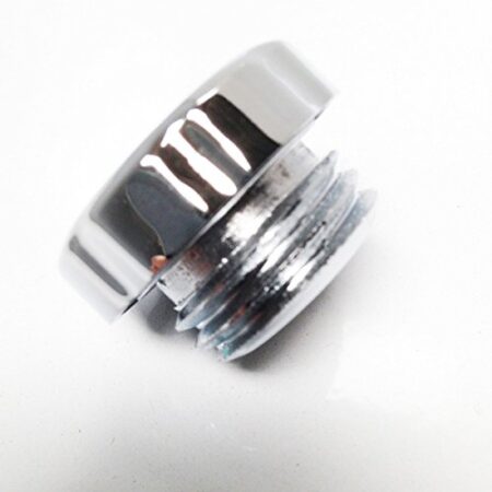 HTT Group Motorcycle Chrome Fluid Reservoir Cap Plain Surface For 1998-2012 Yamaha YZF R1 YZF-R1 YZFR1