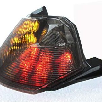 HTT Group Motorcycle Smoke Led Tail Light Brake Light with Integrated Turn Signals Indicators For Kawasaki 07-12 Z750/07-08 Z1000/08-10 ZX-10R ZX1000/09-12 ZX-6R ZX600