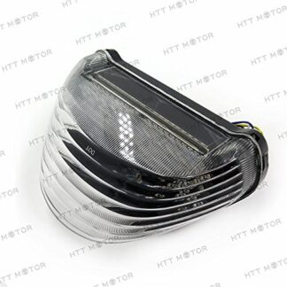 HTT Group Motorcycle Tail Brake Light Turn Signals For 2000 2001 2002 2003 2004 2005 Kawasaki Ninja ZX-12R ZX1200 Smoke Clear