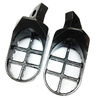 HTT Gunmetal Black Motocross MX Foot Pegs For Kawasaki KDX200 KDX220R KDX250 KX125 KX250 KX500