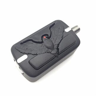 HTT Motorcycle Black Eagle Hawk Emblem Foot Peg Footrest Footpegs FOR HARLEY DAVIDSON DYNA V-ROD CVO SOFTAIL 87-14