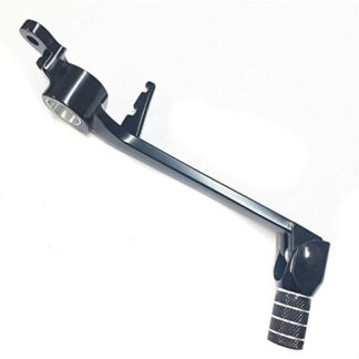 HTT Motorcycle Black High Tensile Strength Aluminum Folding Rear Brake Pedal Foot Lever For Yamaha YZF-R6 2006-2015
