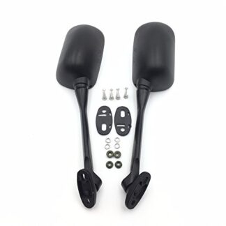 HTT Motorcycle Black Rear View Left Right High-impact PP shell Mirrors For 2010 2011 2012 CBR250/ 2003-2012 CB 1300S