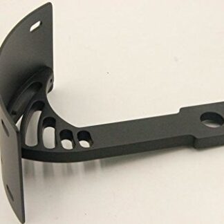 HTT Motorcycle Black Vertical Curved Mount License Plate Bracket Tag Holder For 2002-2005 Yamaha Warrior/All Years Yamaha V-Max