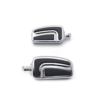 HTT Motorcycle Chrome AirFlow Arrow Foot Rest Foot Pegs For 1984 and up Harley Davidson XLX XLX Tour Glide Dyna Daytona FXDB Electra Glide Standard FLHT Night Train VRSCA