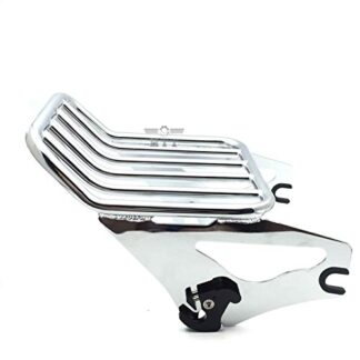 HTT Motorcycle Chrome H-D Detachables Two-Up Luggage Rack For 09-later Touring models (i.e Road King FLHR/Road Glide FLTRX)