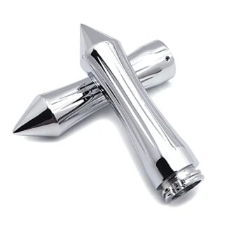 HTT Motorcycle Chrome Hand Grips 7/8" 22 mm For CBR 600 F3 F4i 900 929 954 1000 RR (All Models and Years)