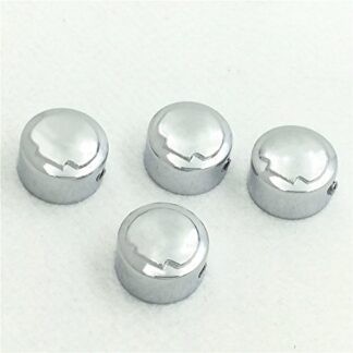 HTT Motorcycle Chrome Zombie Skull Engraved Bolts Toppers Caps Fits Harley Davidson 1986-later XL 2008-2013 XR 1985-1999 Evolution 1340 1999-later Twin Cam models Dyna Softail Road King FLH