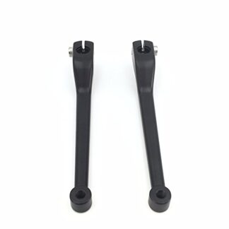 HTT Motorcycle Matte Black 2 PCs Billet Aluminum Heel/Toe Shift Lever Gear Shift Foot Lever For Harley FL Softail Touring Trike FLST FLT FLHT Road King Street Glide CVO