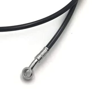 HTTMT +10" Upper Front Brake Line Kit For 2009-2013 Touring With ABS 12" Monkey Handlebars [P/N:HBA004-I] Black