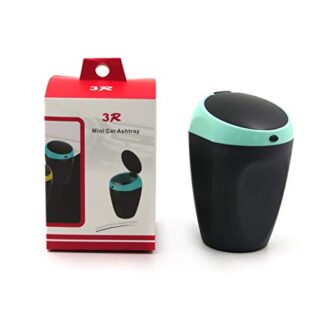 HTTMT 3R2113- Mini Portable Ashtray Cigarette Cup Car Butt Bucket Smoke Ash Holder Blue