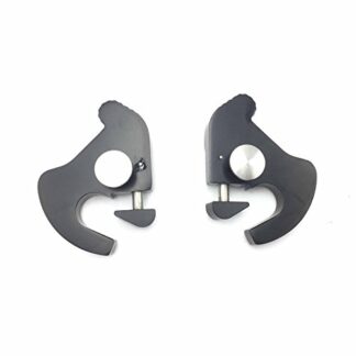 HTTMT 502-003-RLS Black Detachable 2up Stealth Luggage Rack Mounting Rack Latch Clip Compatible with Harley Touring Softail Sportster Electra Road Street Glide Road King Softail Night Train Fat Boy