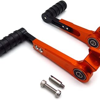 HTTMT- Adjustable CNC Foot Brake Lever Gear Shift Lever Pedal Compatible with DUKE 390 250 17-20 [P/N: GZSP-K3-002]