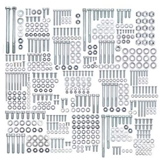 HTTMT BOT-Y-UTV- ATV 632 Piece Galvanized Steel Bolt Kit Fastener Compatible with Yamaha Banshee 1987-2006