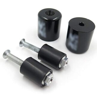 HTTMT- Black Hand Bar End For Suzuki GSXR600 92-14/GSXR750 96-14/GSXR1000 01-14 Rubber