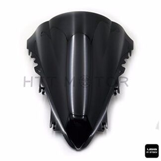 HTTMT CFP-1039-3- Compatible with 2007-2008 Yamaha YZF-R1 YZF R1 1000 Smoke Double Bubble Windshield Wind Screen