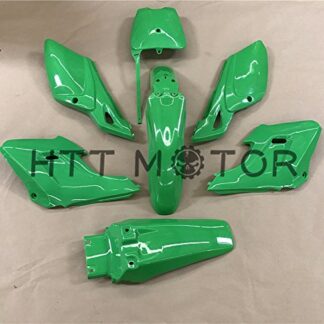 HTTMT DFY- 7 PCs Green Plastic Fairing Body Cover Kits Compatible with Baja Dirt Runner 125