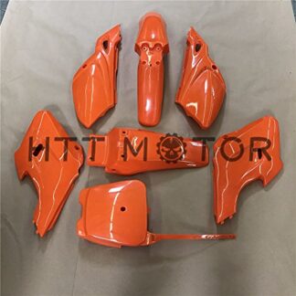 HTTMT DFY- 7 PCs Orange Plastic Fairing Body Cover Kits Compatible with Baja Dirt Runner 125