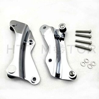 HTTMT DH002-4-Point Chrome Docking Hardware Kit Compatible with Harley Touring Road King Glide 14-2017