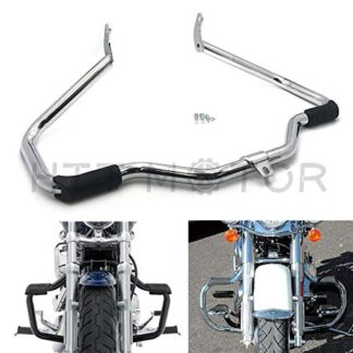 HTTMT EG05- Engine Guard Crash Bar Compatible with Harley Heritage Softail Fat Boy 2009-2017
